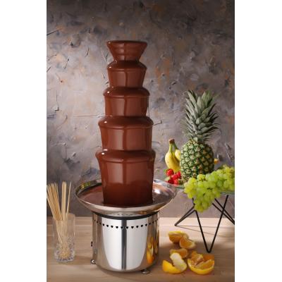 Čokoládová fontána 5 pater, HENDI, 230V/265W, ⌀332x(H)709mm | 274156